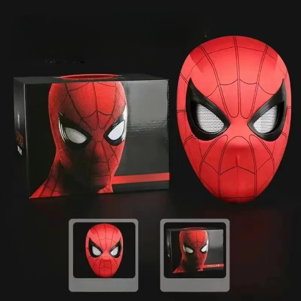 Masque Spiderman avec yeux mobiles clignotants