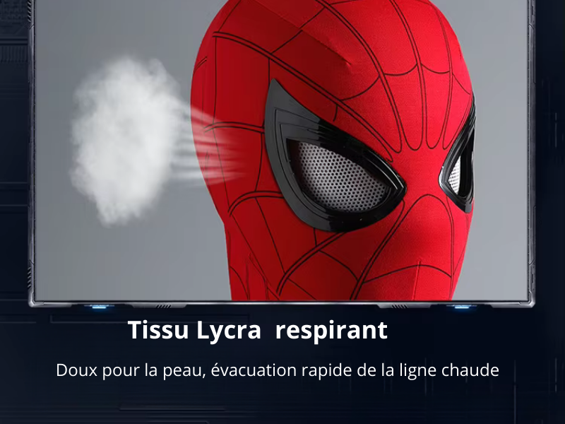 Masque Spiderman avec yeux mobiles clignotants