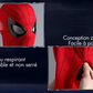 Masque Spiderman avec yeux mobiles clignotants