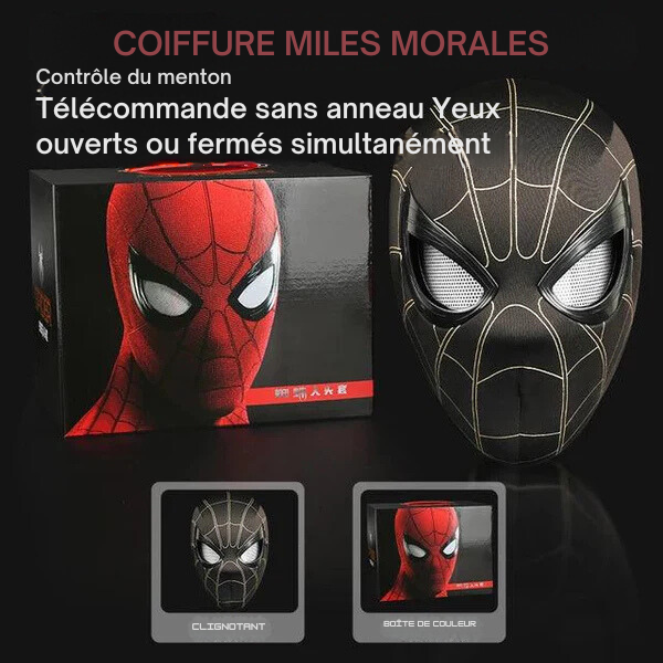 Masque Spiderman avec yeux mobiles clignotants