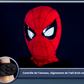 Masque Spiderman avec yeux mobiles clignotants