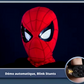 Masque Spiderman avec yeux mobiles clignotants