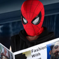 Masque Spiderman avec yeux mobiles clignotants